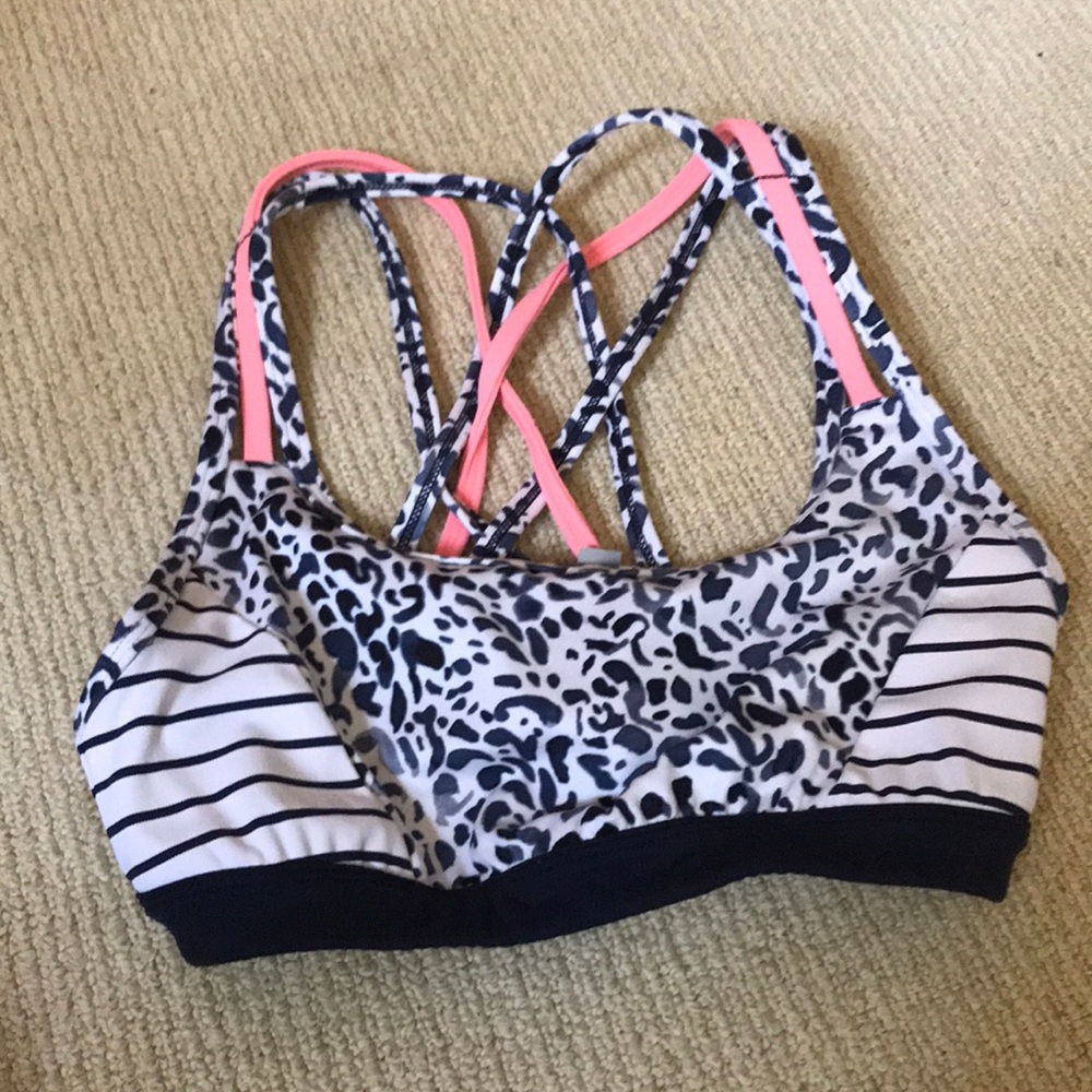 Cheeta stripe bra